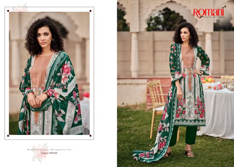 Romani Saniya Soft Cotton Digital Printed Dress Material